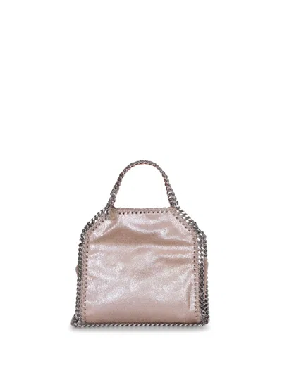 STELLA MCCARTNEY METALLIC FAUX LEATHER BAG WITH CHAIN DETAILING