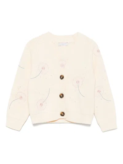 STELLA MCCARTNEY MOTIF-EMBROIDERED CARDIGAN