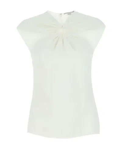 STELLA MCCARTNEY STELLA MCCARTNEY PETAL CROCHET COMPACT CREPE SHIRT