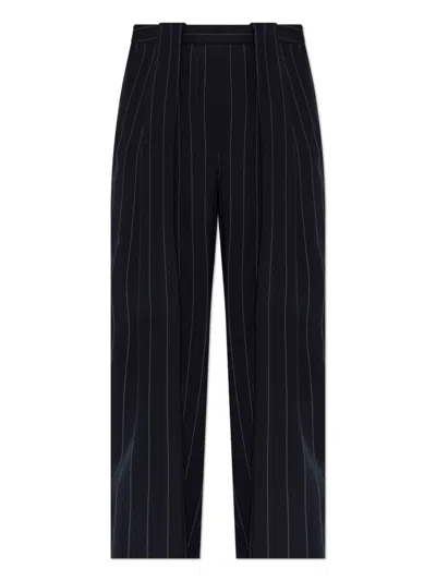 STELLA MCCARTNEY PINSTRIPE-PATTERN PANELLED TROUSERS