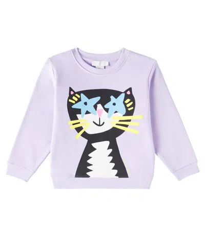 STELLA MCCARTNEY PRINTED COTTON JERSEY SWEATSHIRT