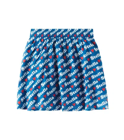 STELLA MCCARTNEY PRINTED COTTON SKIRT