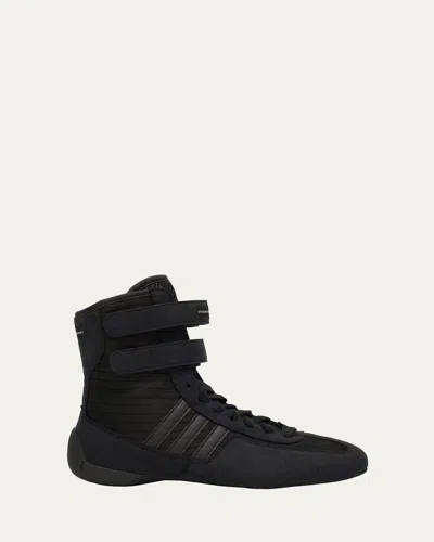 STELLA MCCARTNEY RASANT HIGH-TOP CANVAS SNEAKERS