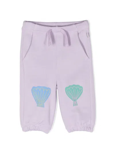 STELLA MCCARTNEY SEASHELL-PRINT COTTON TRACK PANTS