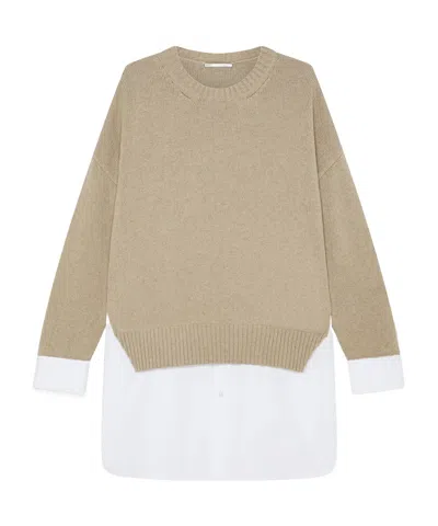 STELLA MCCARTNEY SHIRT DETAIL LONG-SLEEVED PULLOVER