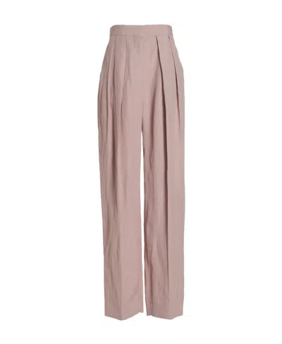 STELLA MCCARTNEY STELLA MCCARTNEY STRAIGHT LEG PLEAT DETAILED PANTS