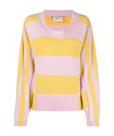 STELLA MCCARTNEY STELLA MCCARTNEY COLORBLOCK CREWNECK SWEATER