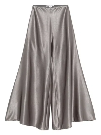 STEPHAN JANSON SATIN FLARED TROUSERS