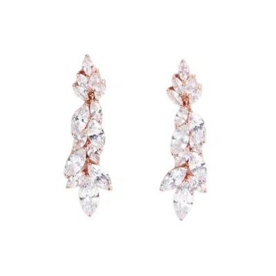 STEPHANIE BROWNE AUSTRALIA WOMEN'S ALLURE EARRINGS - ROSE GOLD