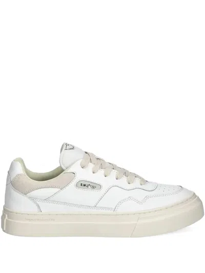 STEPNEY WORKERS CLUB LEATHER LACE-UP SNEAKERS