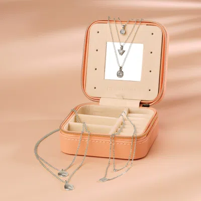 STERLING FOREVER JEWELRY CASE & LAYERING NECKLACE BUNDLE