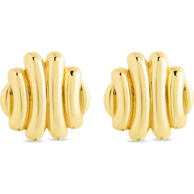 STERLING FOREVER STERLING FOREVER RUDY TEXTURED STUD EARRINGS