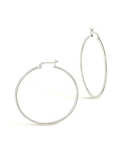 STERLING FOREVER STERLING FOREVER SILVER HOOPS