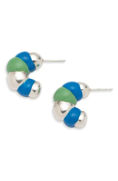 STERLING KING STERLING KING BELLMAR HOOP EARRINGS
