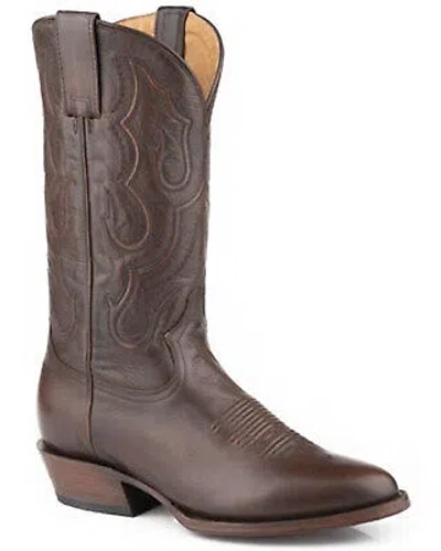 STETSON STETSON MEN'S CARLISLE WESTERN BOOT - MEDIUM TOE - 12-020-7311-4077 BR 10 D