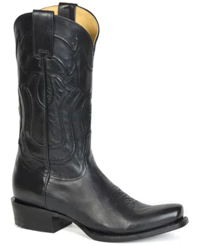STETSON STETSON MEN'S GARRETT TALL WESTERN BOOT - SQUARE TOE - 12-020-8621-1686 BL