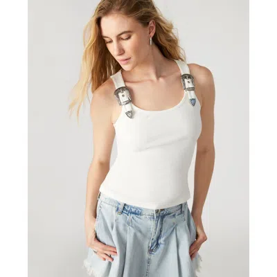 STEVE MADDEN BEVERLY TOP WHITE
