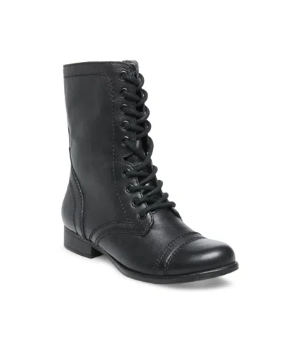 STEVE MADDEN MEN'S TROOPAH LEATHER BOOTS