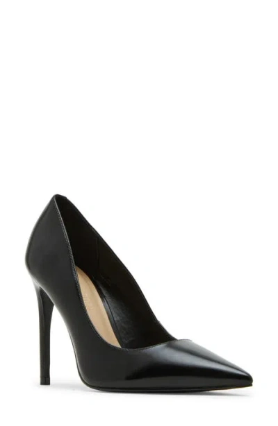 STEVE MADDEN STEVE MADDEN NOIR POINTED TOE PUMP
