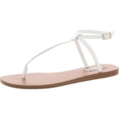 STEVE MADDEN STARR WOMENS ADJUSTABLE FAUX LEATHER ANKLE STRAP