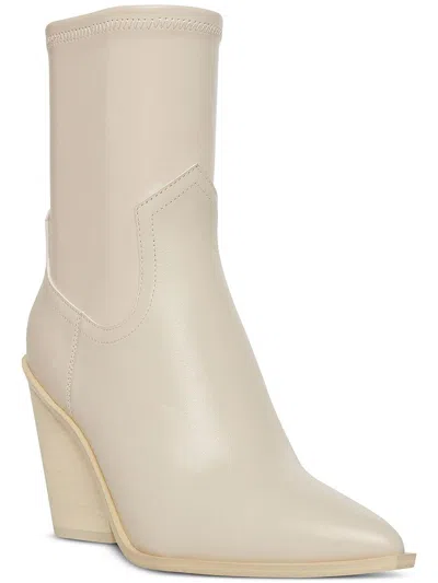 STEVE MADDEN THORN WOMENS LEATHER MID-CALF COWBOY, WESTERN BOOTS