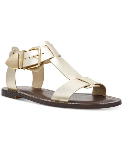 STEVE MADDEN WOMEN'S BRAZINN GLADIATOR FLAT SANDALS