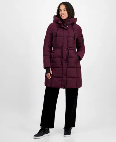 STEVE MADDEN WOMEN'S HOODED PUFFER UTILITY COAT