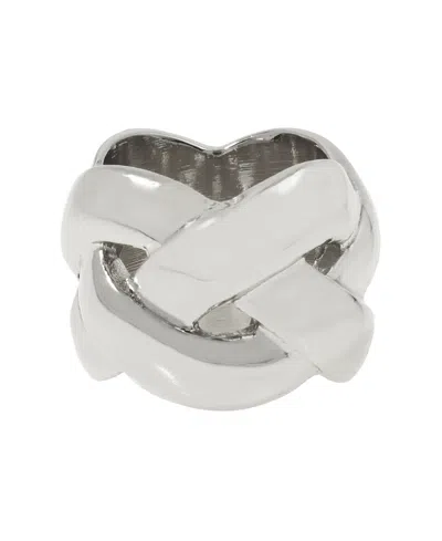 STEVE MADDEN WOVEN TWIST BAND RING