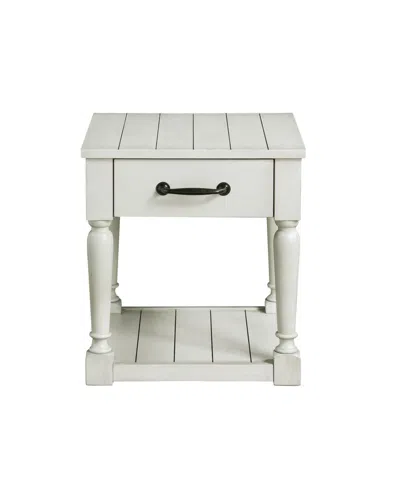 STEVE SILVER STEVE SILVER HEMINGWAY 24" WOODEN FARMHOUSE END TABLE