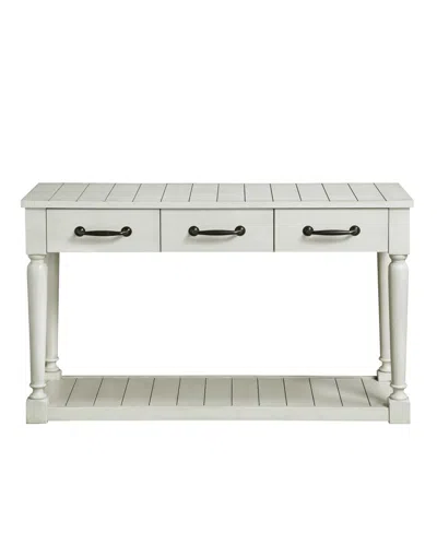 STEVE SILVER STEVE SILVER HEMINGWAY 50" WOODEN FARMHOUSE SOFA TABLE