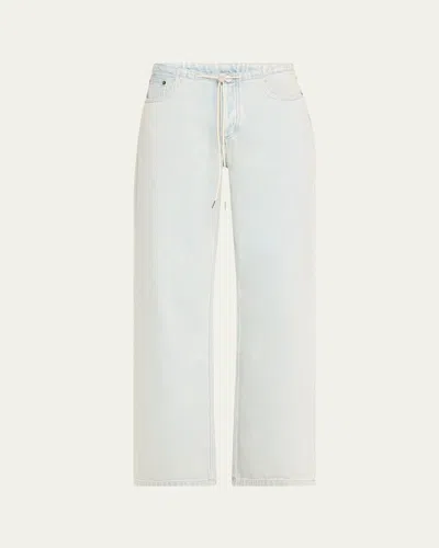 STILL HERE COOL RELAXED DRAWSTRING JEANS