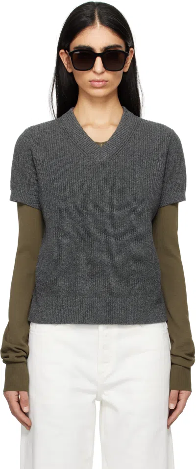 STILL HERE GRAY HOTEL SWEATER