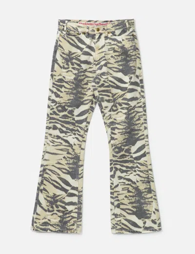STOCKHOLM SURFBOARD CLUB PRINTED BOOTCUT JEANS