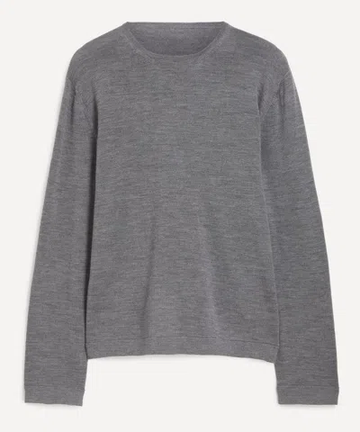 STÒFFA STOFFA MENS LONG SLEEVE TAUPE CASHMERE T-SHIRT