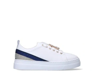 STOKTON SHUHE STOKTON FRAU SNEAKERS TRENDY BIANCO NATURLEDER 956D-VIT-BB