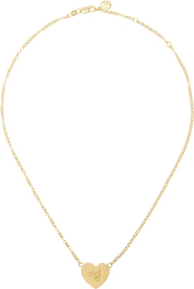 STOLEN GIRLFRIENDS CLUB GOLD WARM WELCOME HEART NECKLACE