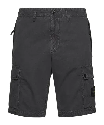 STONE ISLAND STONE ISLAND COMPASS PATCH BERMUDA SHORTS