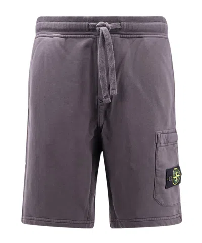 STONE ISLAND STONE ISLAND COMPASS PATCH DRAWSTRING SHORTS