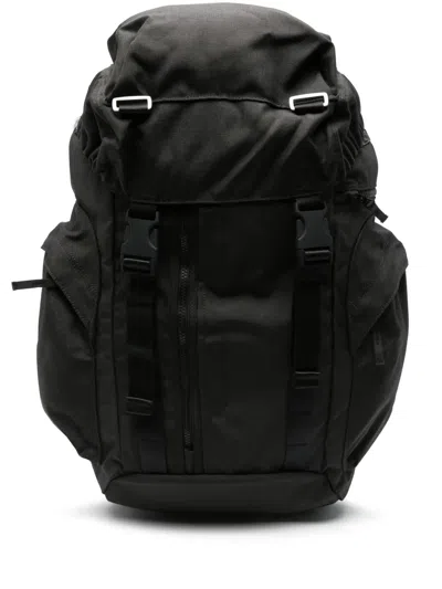 STONE ISLAND FOLDOVER-TOP CANVAS BACKPACK