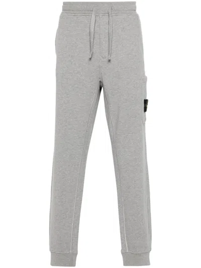 STONE ISLAND COMPASS-APPLIQUÉ TRACK PANTS