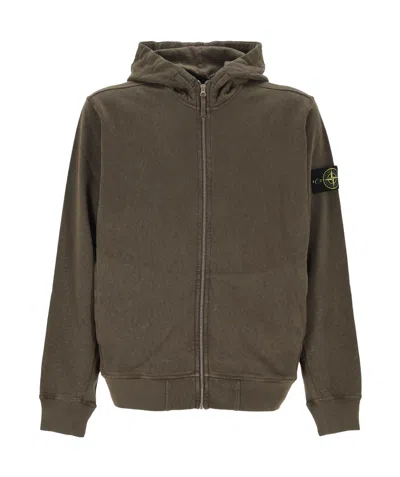 STONE ISLAND STONE ISLAND ZIP-UP HOODED JACKET