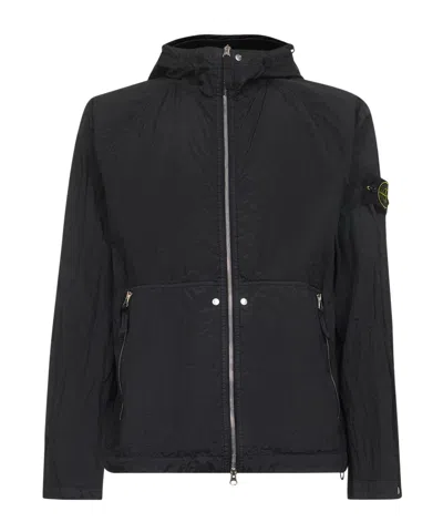 STONE ISLAND STONE ISLAND COMPASS-BADGE ZIPPED JACKET