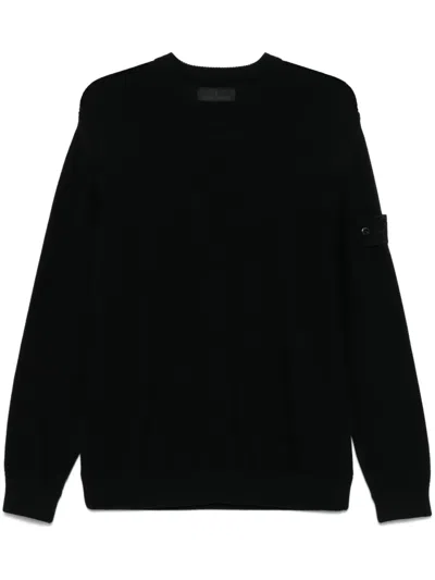 STONE ISLAND COMPASS-BADGE SWEATER