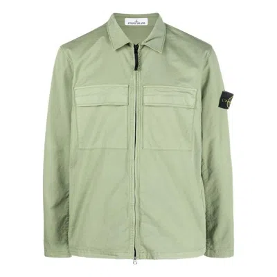 STONE ISLAND STONE ISLAND Compass Logo Shirt Jacket 'Green'