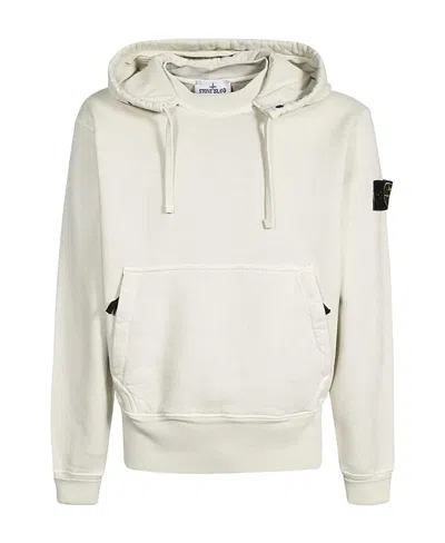 STONE ISLAND STONE ISLAND COMPASS PATCH DRAWSTRING HOODIE