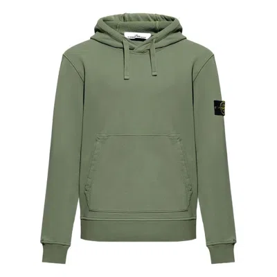 STONE ISLAND STONE ISLAND Compass Motif Detail Hoodie 'Sage'