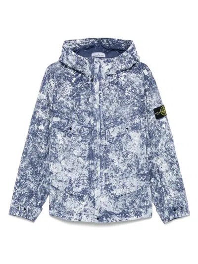 STONE ISLAND COMPASS-MOTIF JACKET