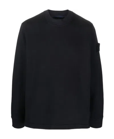 STONE ISLAND COMPASS-PATCH CREW-NECK JUMPER