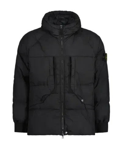 STONE ISLAND COMPASS-PATCH PUFFER JACKET