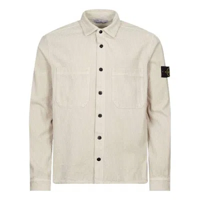 STONE ISLAND STONE ISLAND Cord Overshirt 'Plaster'